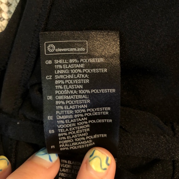 H&M One Shoulder Ruffle Swim Top - Picture 7 of 7